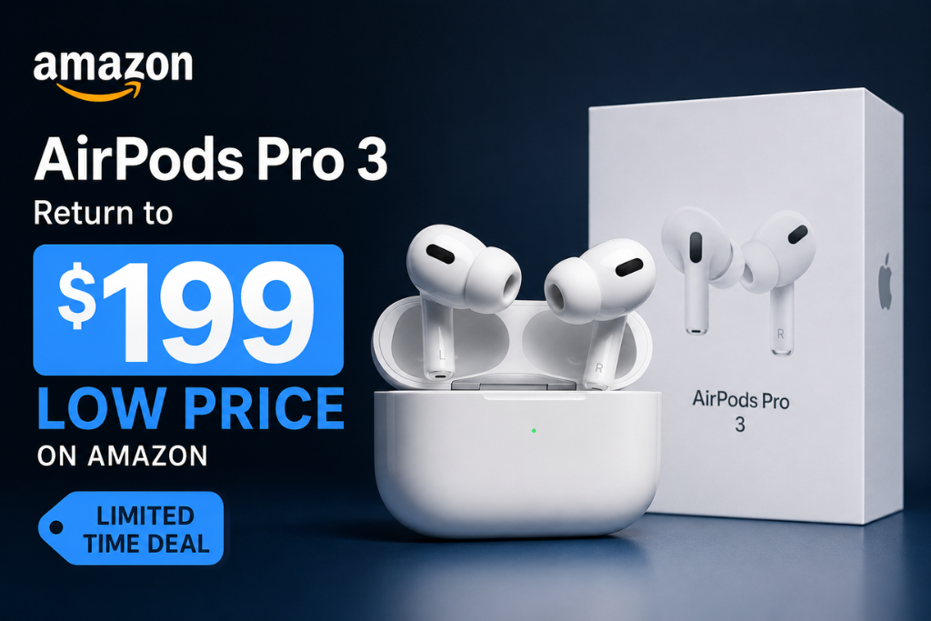 AirPods Pro 3 Return to Record Low $199 Price