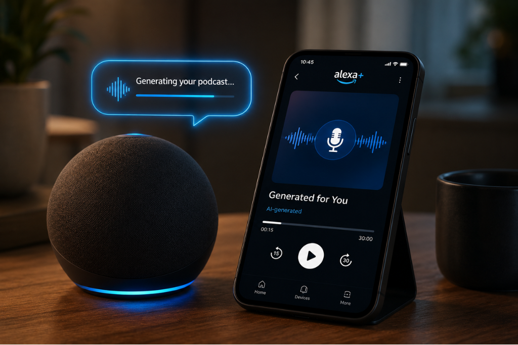 Alexa+ Can Now Generate AI Podcast
