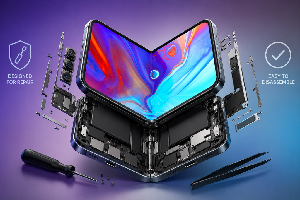 Apple’s rumored foldable iPhone Ultra may become the industry’s most repairable foldable phone with modular internal design and bigger battery