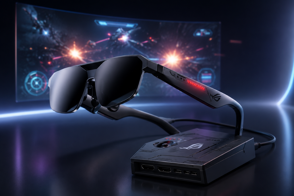 Asus and Xreal’s AR gaming glasses