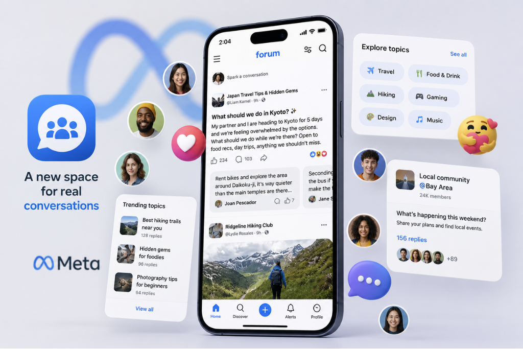 Meta Quietly Launches New Forum App